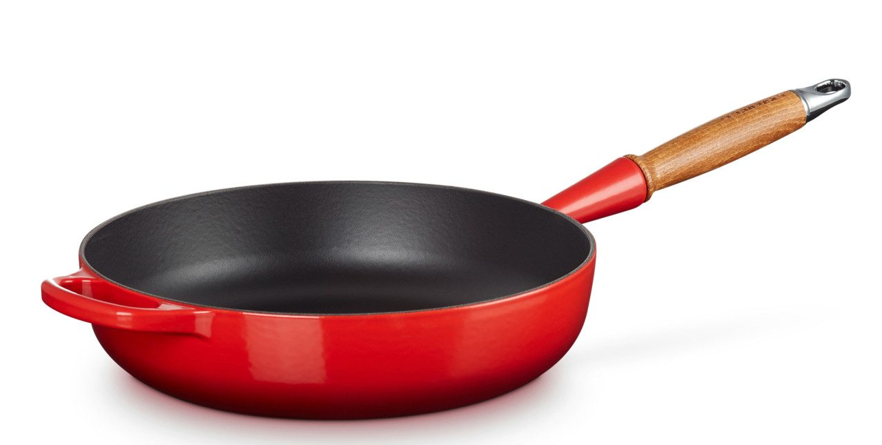 LE CREUSET Bratpfanne Creuset Sautépfanne Signature kirschrot 28cm