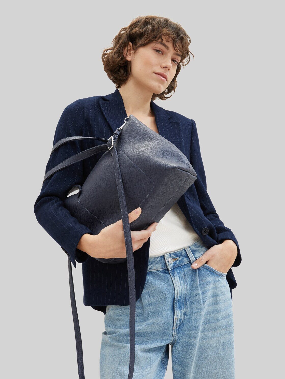 TOM TAILOR Shopper Bags, TTELIS M Tragetasche mit Logo-Prägung