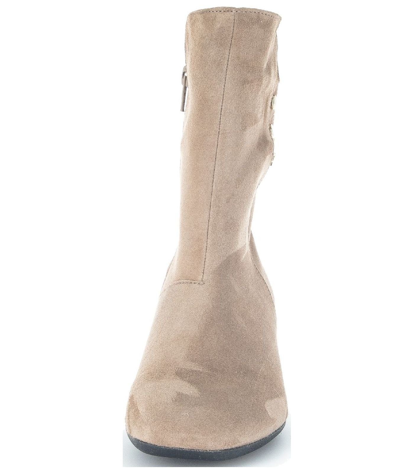 Stiefelette Beige / (desert 44) Stiefelette Veloursleder Gabor