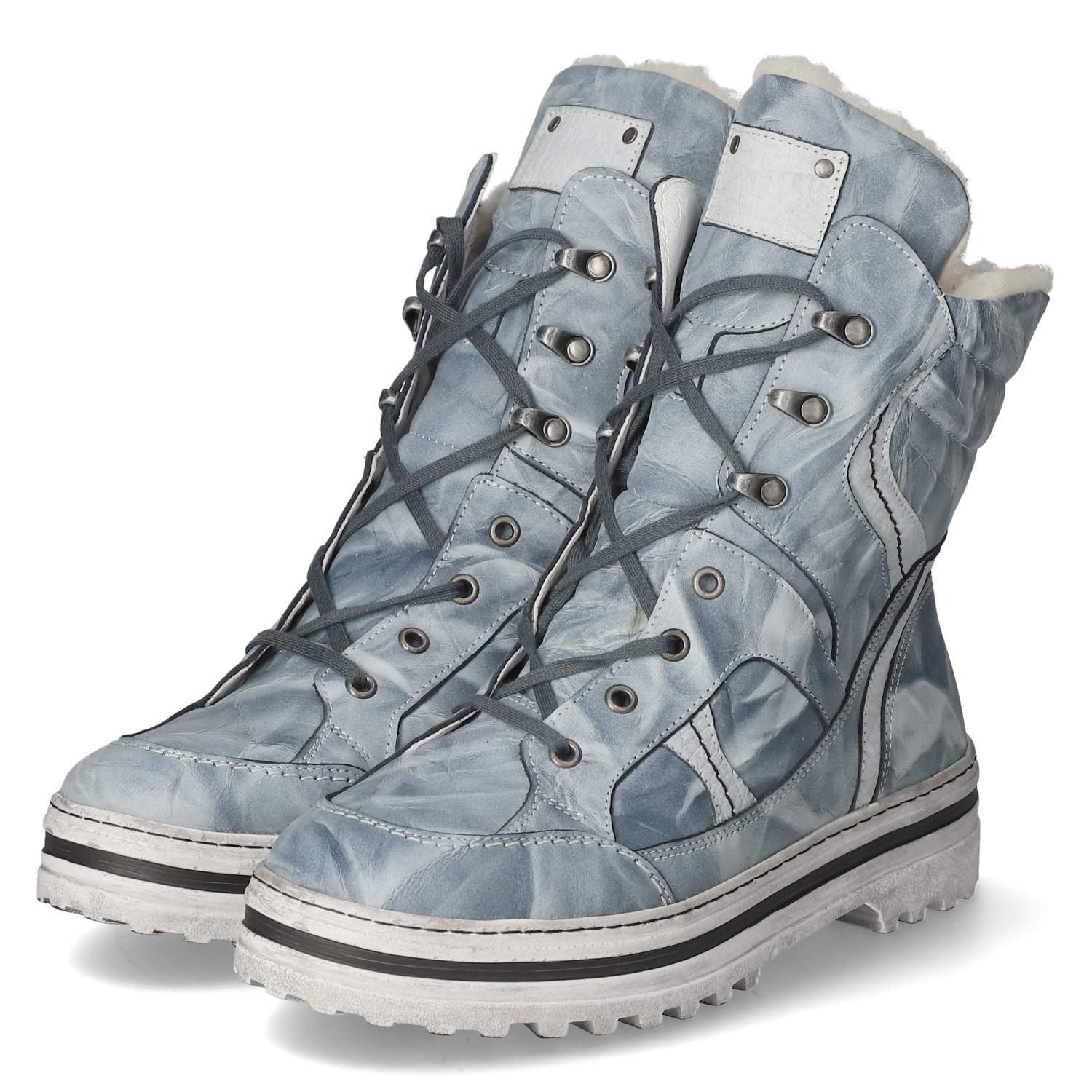 Damen Winter Stiefeletten Mit Dicker Sohle & Fleece-Futter - Bequeme Boots