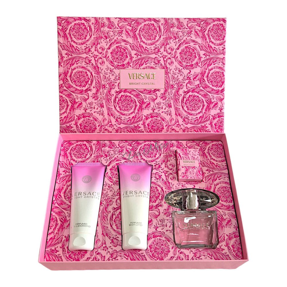 Eau de Toilette Bright Crystal Set EDT 90ml + BL 100ml +SG 100ml +EDT 5ml