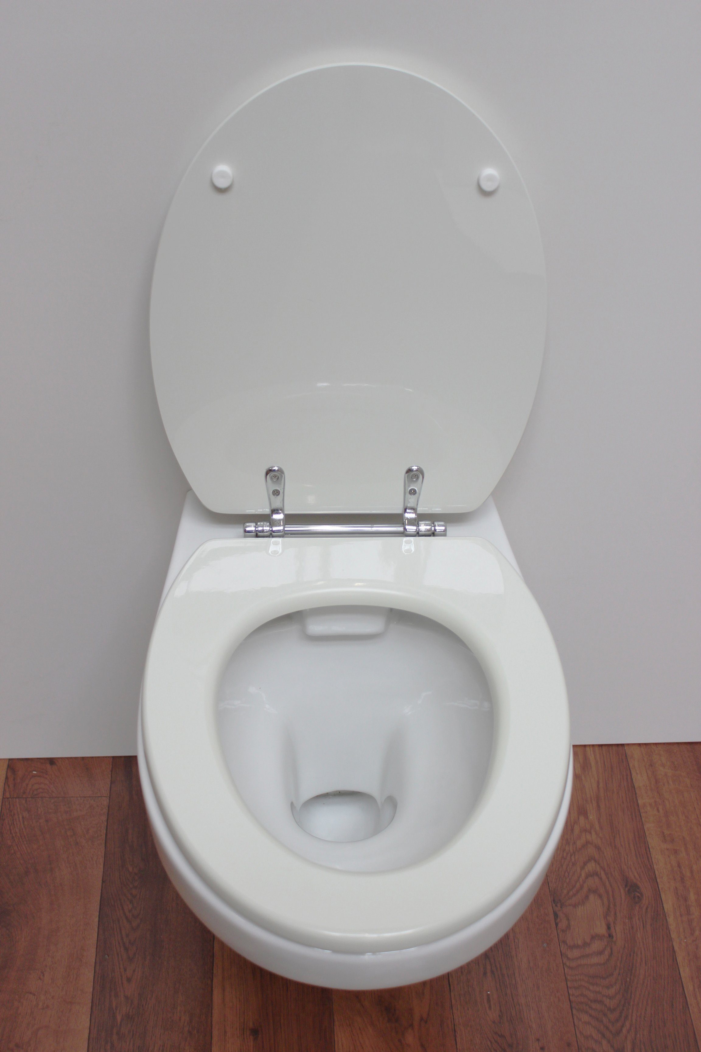 ADOB WC-Sitz Streifen, mit messingverchromten Scharnieren