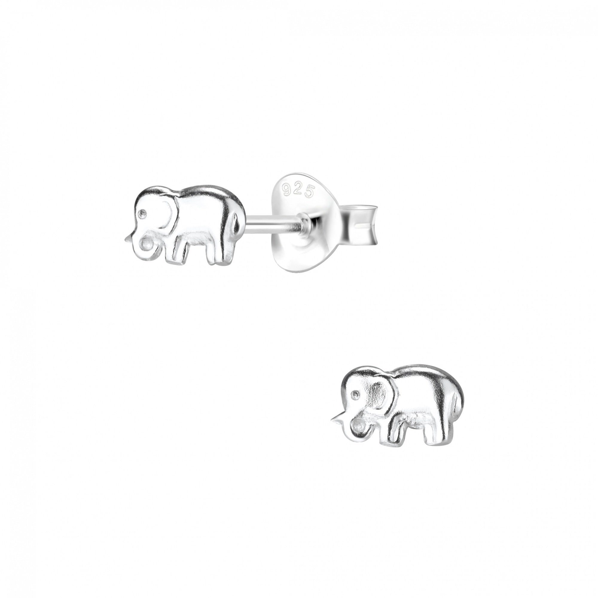 ALEXANDER YORK Paar Ohrstecker ELEFANT, 2-tlg. (Ohrstecker), 925 Sterling Silber