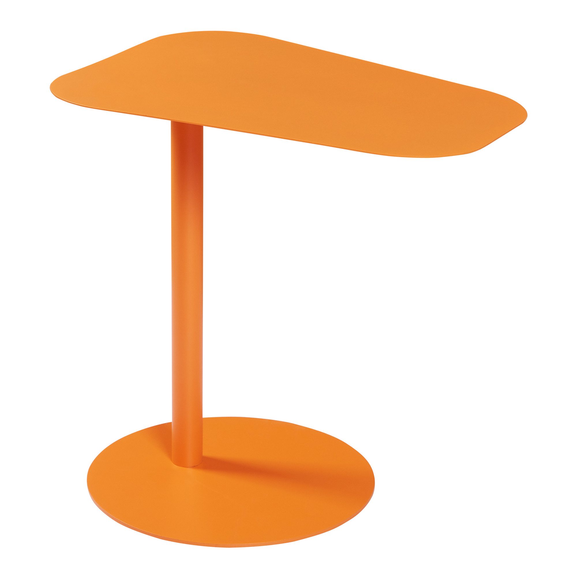 en.casa Beistelltisch, »Nastätten« Balkontisch aus Metall Orange günstig online kaufen