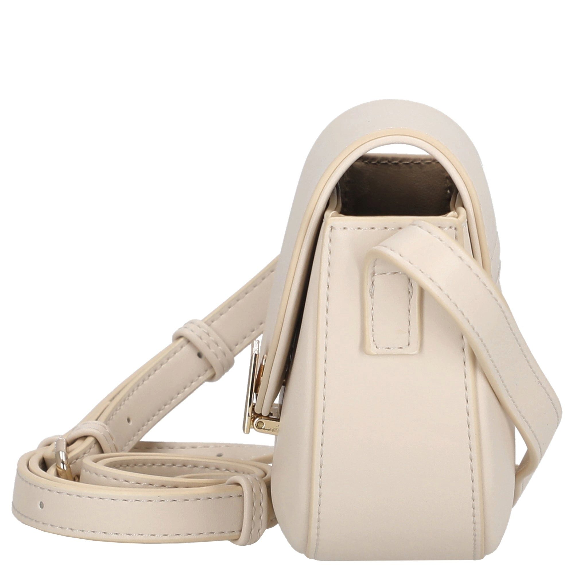 Seidenfelt Manufaktur Umhängetasche Ellanda Sadle - Umhängetasche 21 cm (tofu beige)