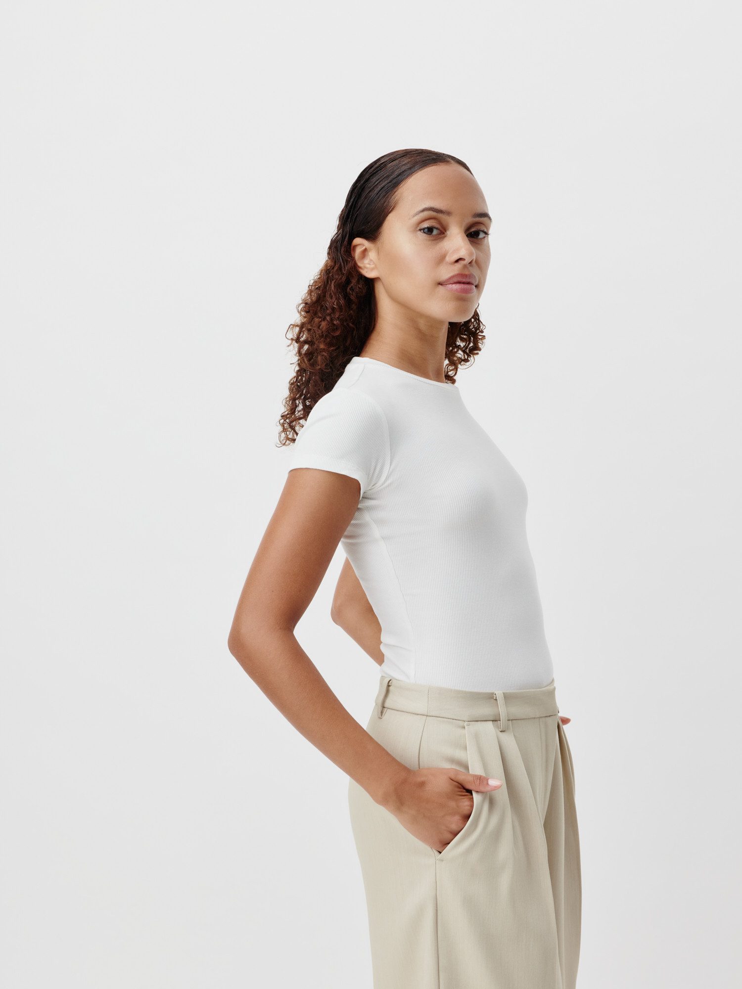 LeGer T-Shirt Cindy, LeGer by Lena Gercke Figurbetont mit Rundhalsausschnitt