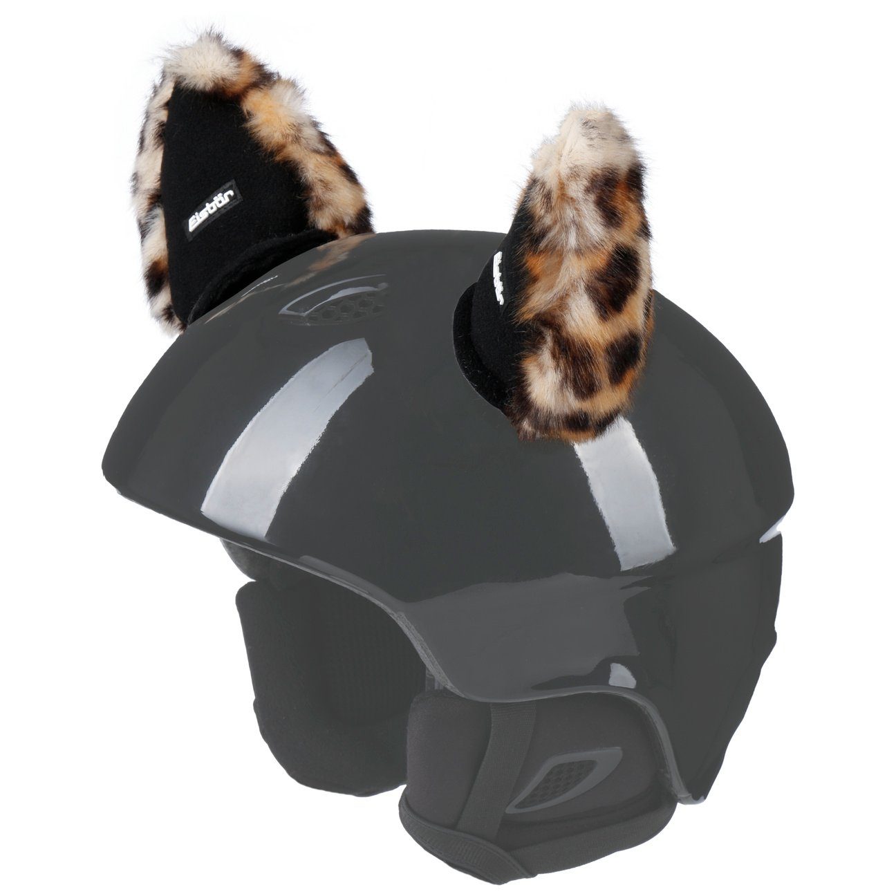 Eisbär Skimütze (1-St) Futter, Helmdekoration in schwarz mit Made Austria