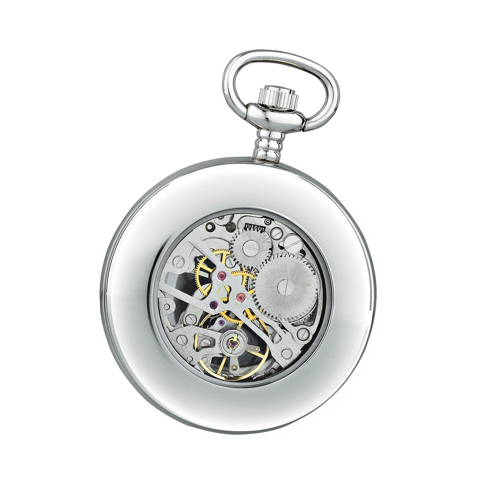 Hermann Jäckle Taschenuhr Limburg Skelett, Handaufzug, 41 mm, Mineralglas, günstig online kaufen