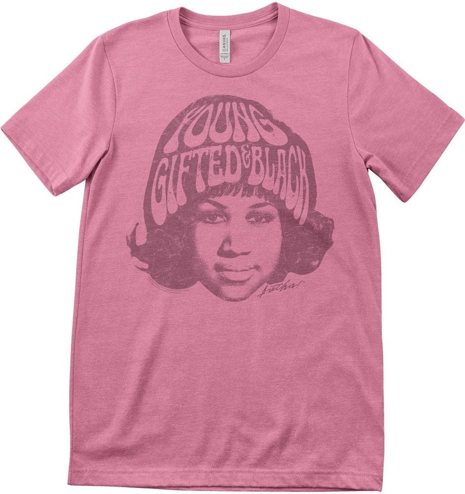 Aretha Franklin T-Shirt Young Gifted Black T-Shirt