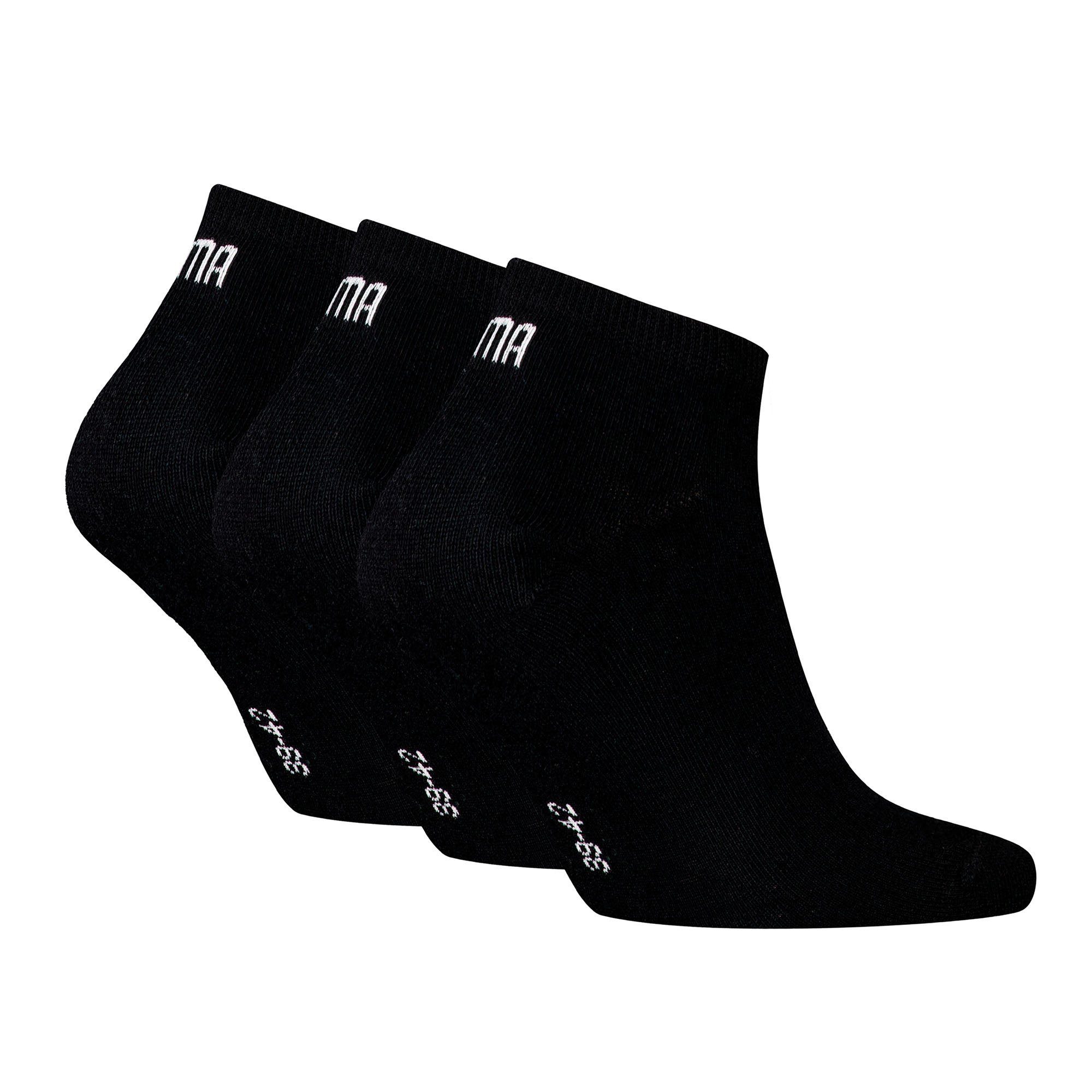 PUMA Sportsocken Unisex Socken 3er Pack Baumwolle Sneaker Plain 3P (Packung, 3er Pack)