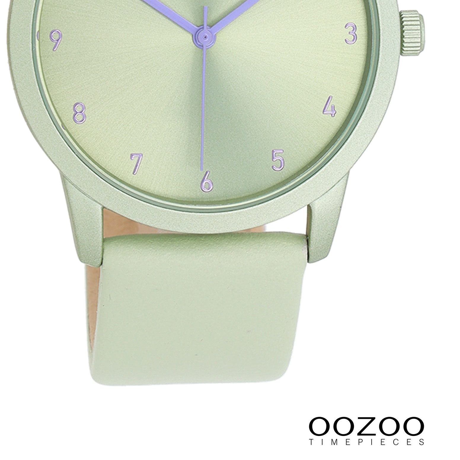 OOZOO Quarzuhr Oozoo Damen Armbanduhr Timepieces Analog, (Analoguhr), Damenuhr rund, mittel (ca. 38mm) Lederarmband, Fashion-Style