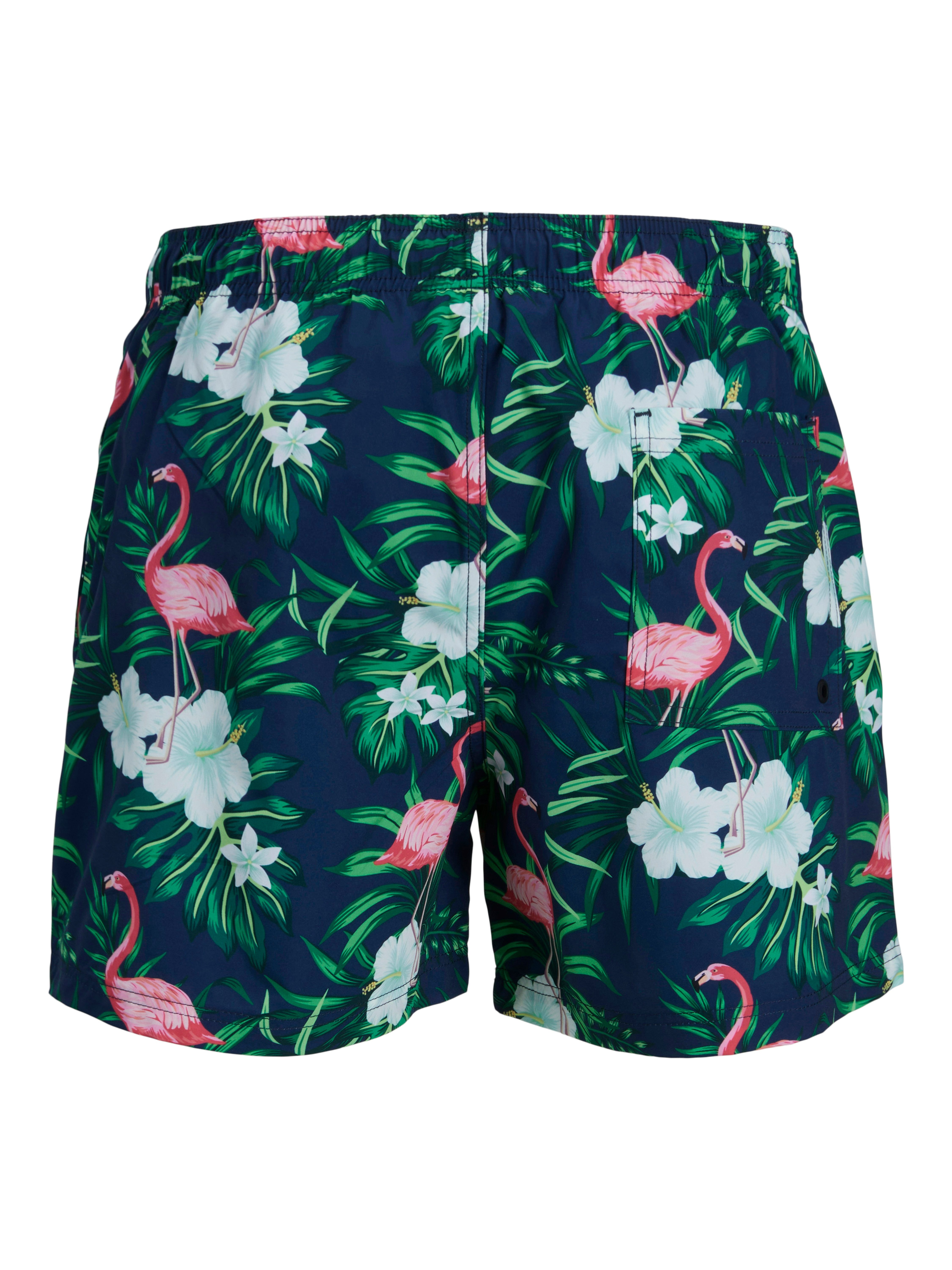 Jack & Jones Badeshorts JPSTMAUI Badeshort mit Print und elastischem Bund für Komfort gemustert, modisch, regular fit, Web