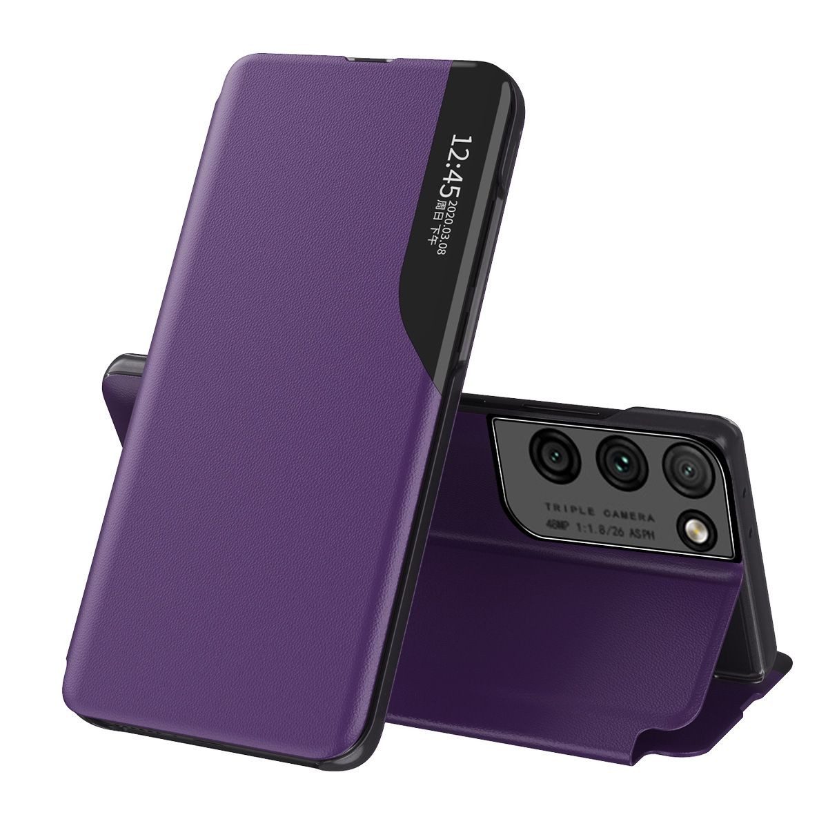 König Design Handyhülle Samsung Galaxy S23 Ultra, Schutzhülle Schutztasche Case Cover Etuis Wallet Klapptasche Bookstyle