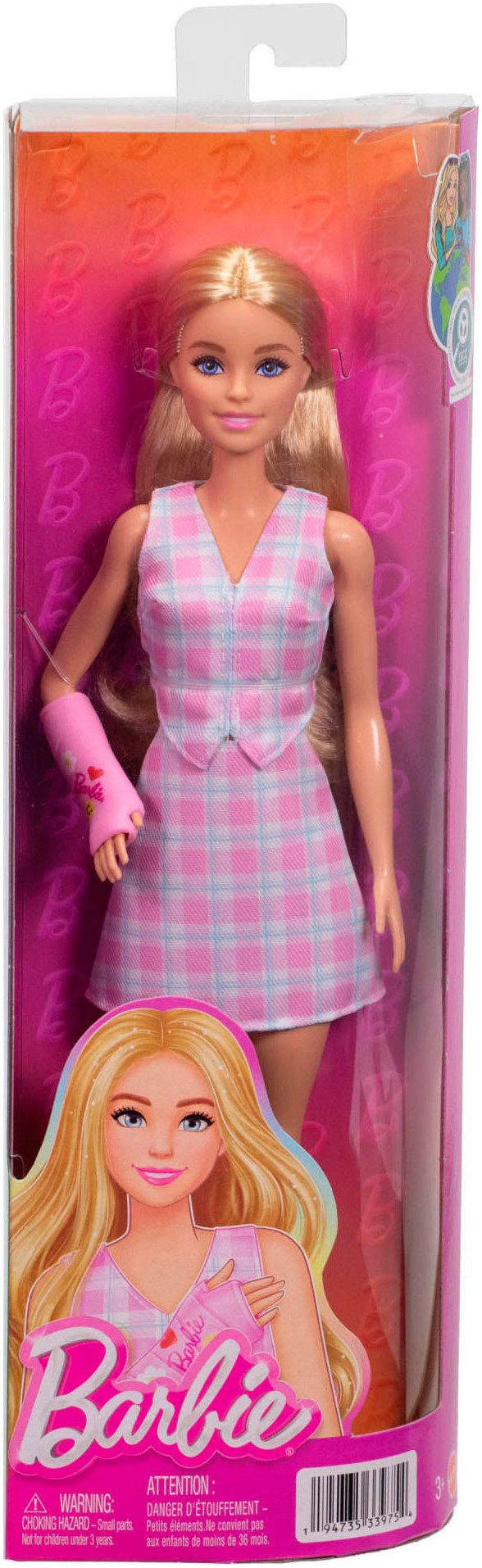 Barbie Anziehpuppe Barbie Fashionista mit Armgips