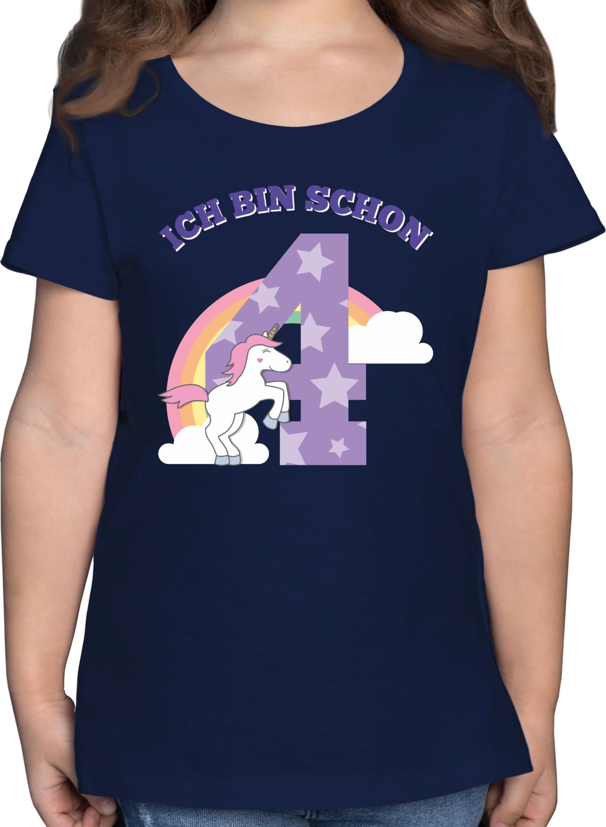 Shirtracer T-Shirt »Ich bin schon 4 Einhorn - 4. Geburtstag - Mädchen  Kinder T-Shirt« online kaufen | OTTO