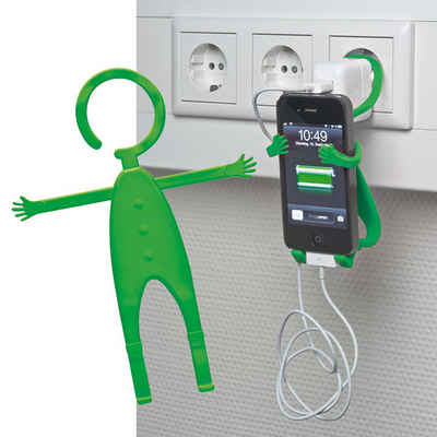Livepac Office Handyhalter "Fleximännchen" / Farbe: grün Handy-Halterung