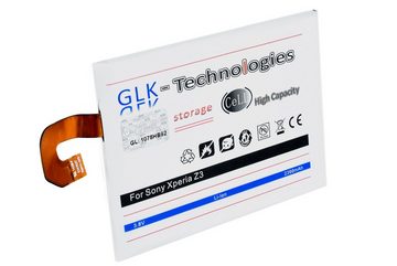 GLK-Technologies High Power Ersatzakku kompatibel mit Sony Xperia Z3 D6603, Original GLK-Technologies Battery, accu, 2300 mAh, inkl. Werkzeug Set Kit Smartphone-Akku 2300 mAh (3.8 V)