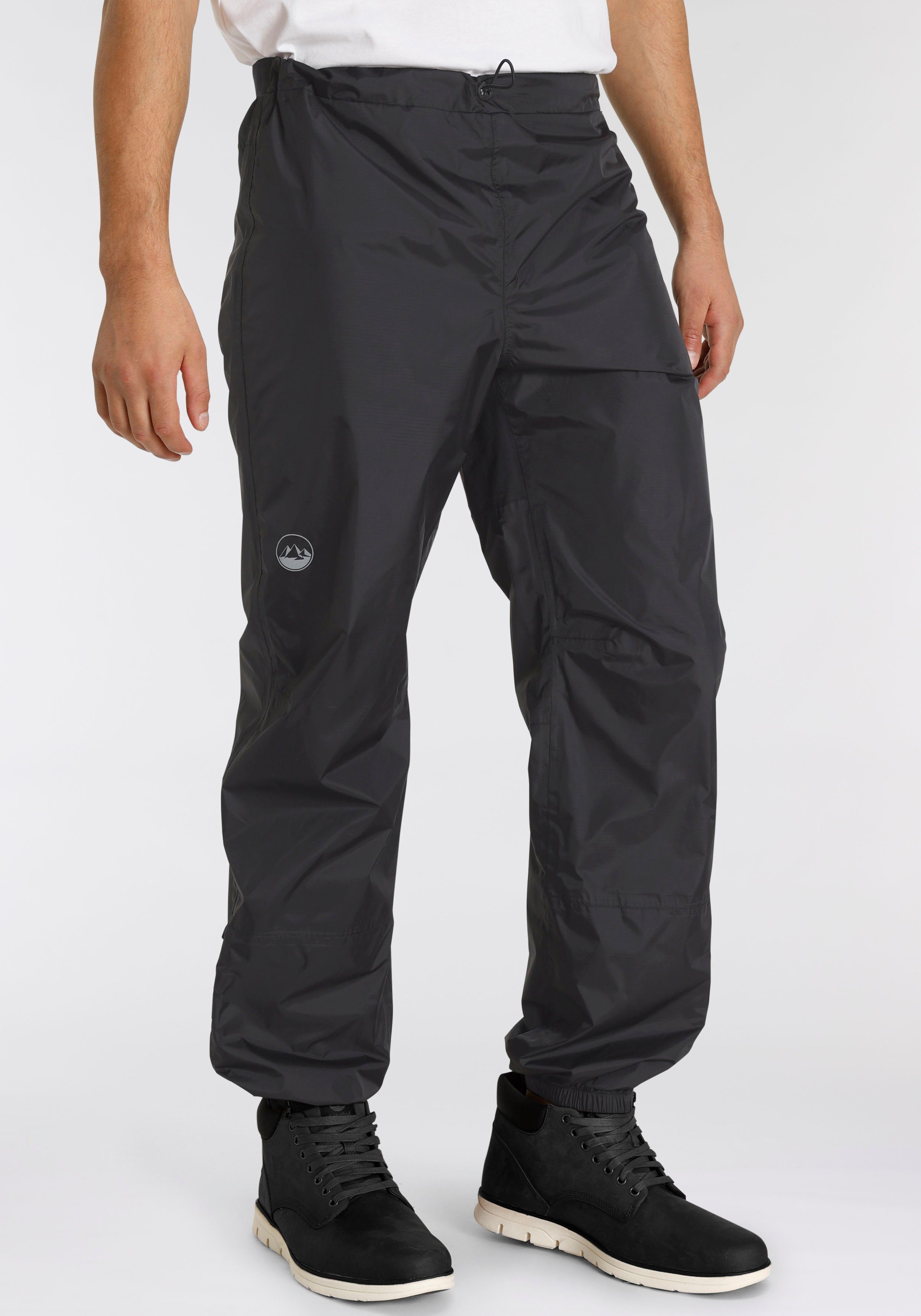 Polarino Regenhose Unisex, Wassersäule 5000mm, verschweißte Nähte, atmungsaktiv