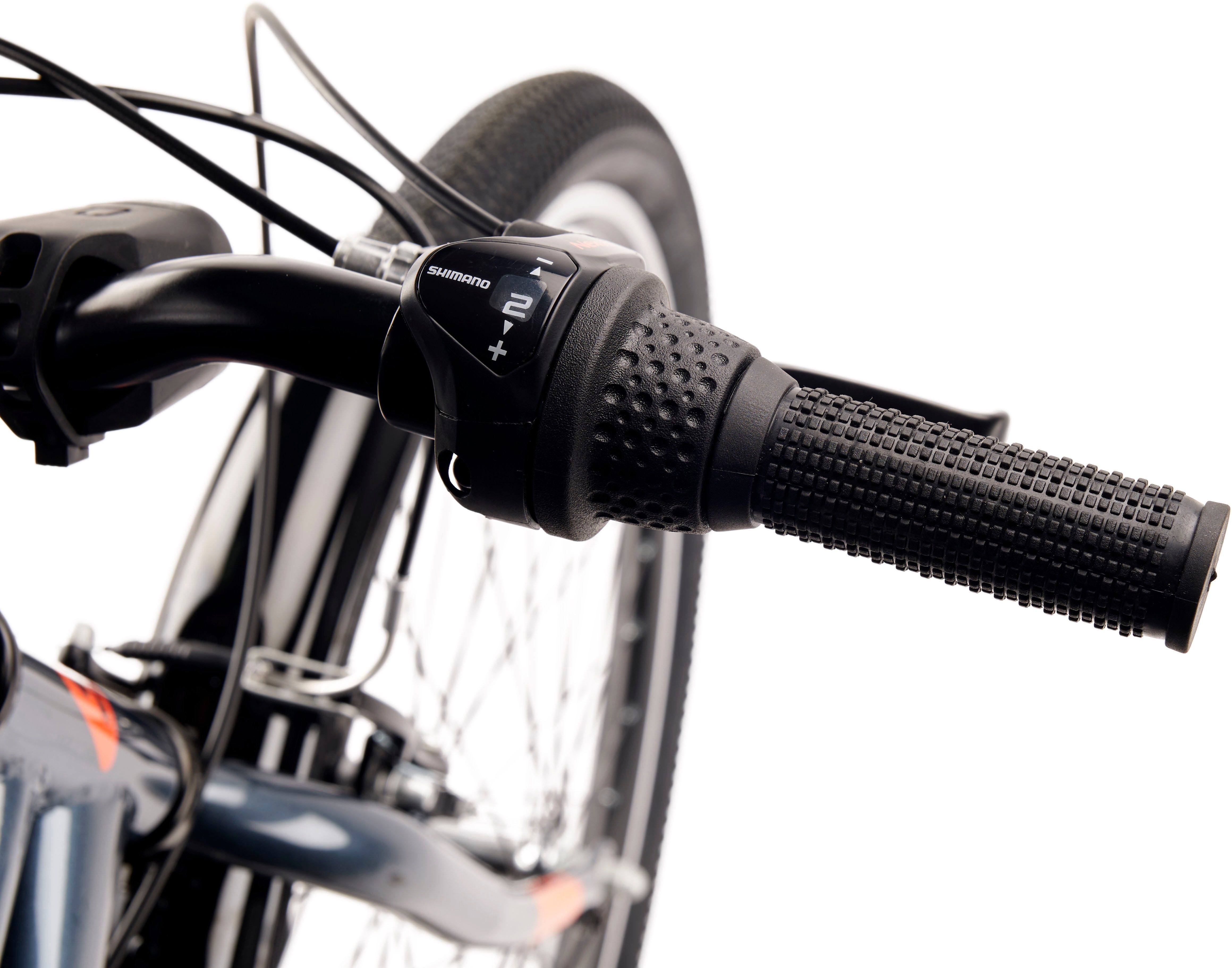 S’COOL Jugendfahrrad S'COOL troX, 3 Gang Shimano, Nabenschaltung, 26 Zoll, Jugendliche, mit Gepäckträger und Schutzblech