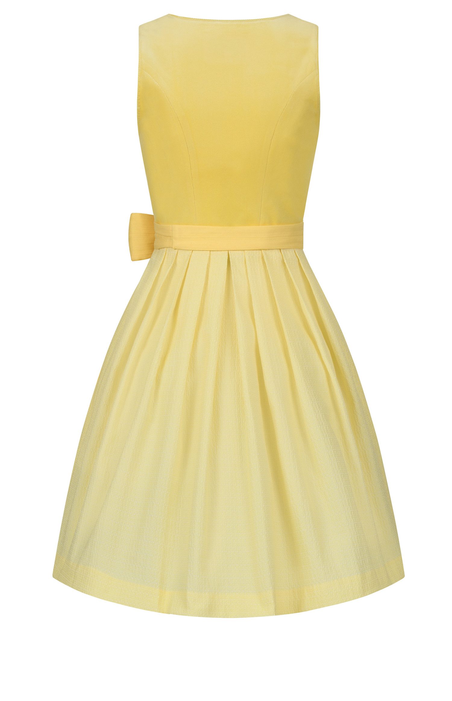 Nübler Dirndl Mini Dirndl Fleur in Zitronenfalter von Nübler - Rocklänge 60 cm