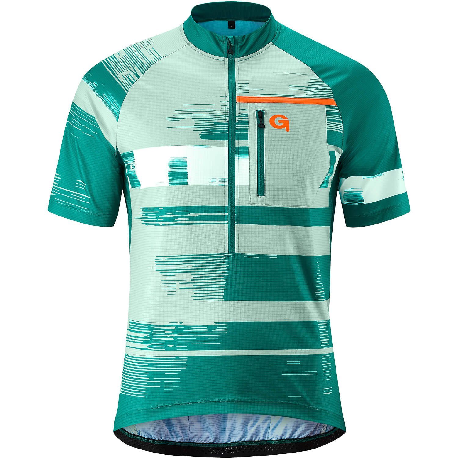 Radtrikot Bikeshirt-1/2-HZ Avolo Grün Gonso