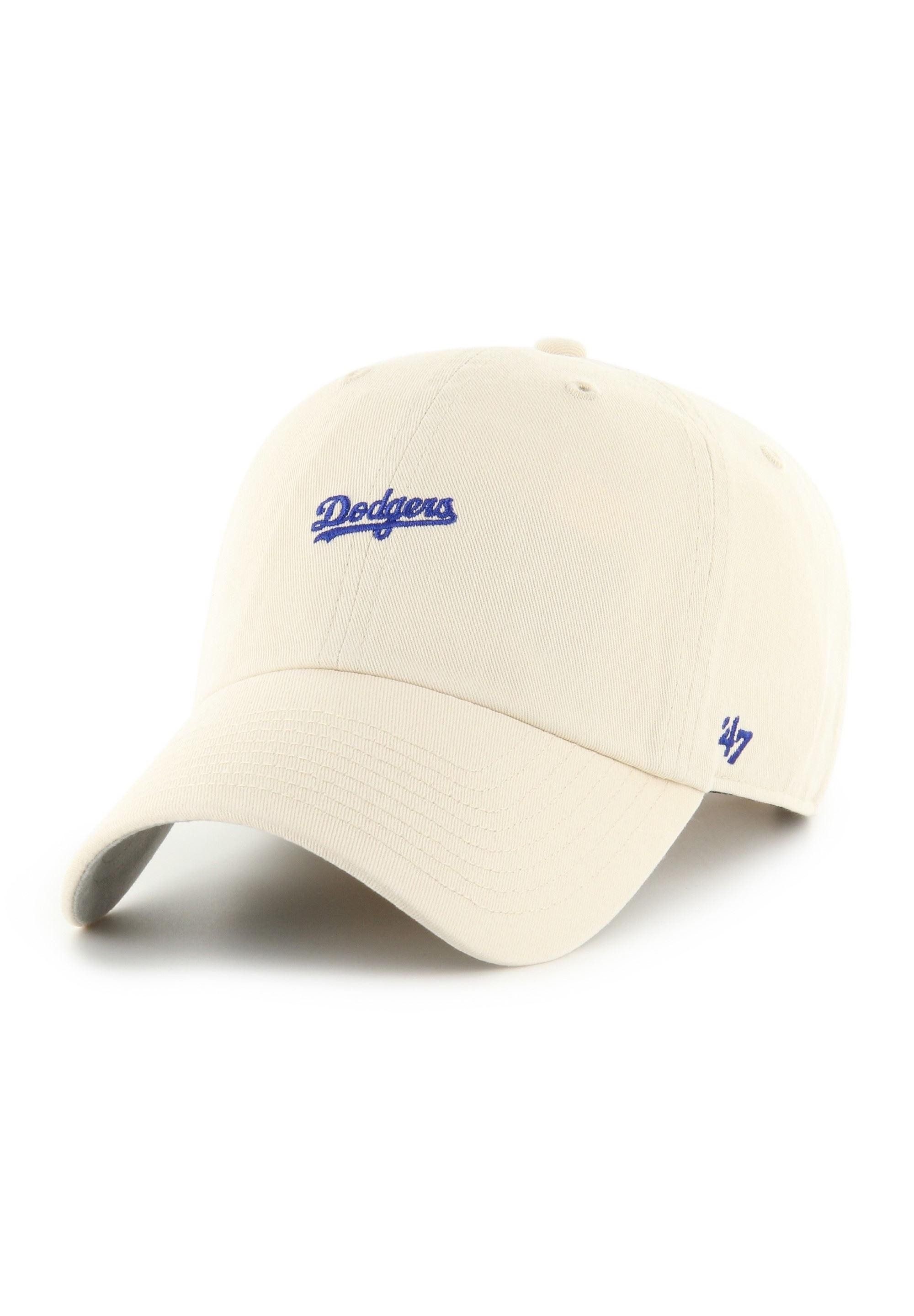 Baseball Cap Los Angeles Dodgers MLB Clean Up Baserunner Script Hellbeige Verstellb