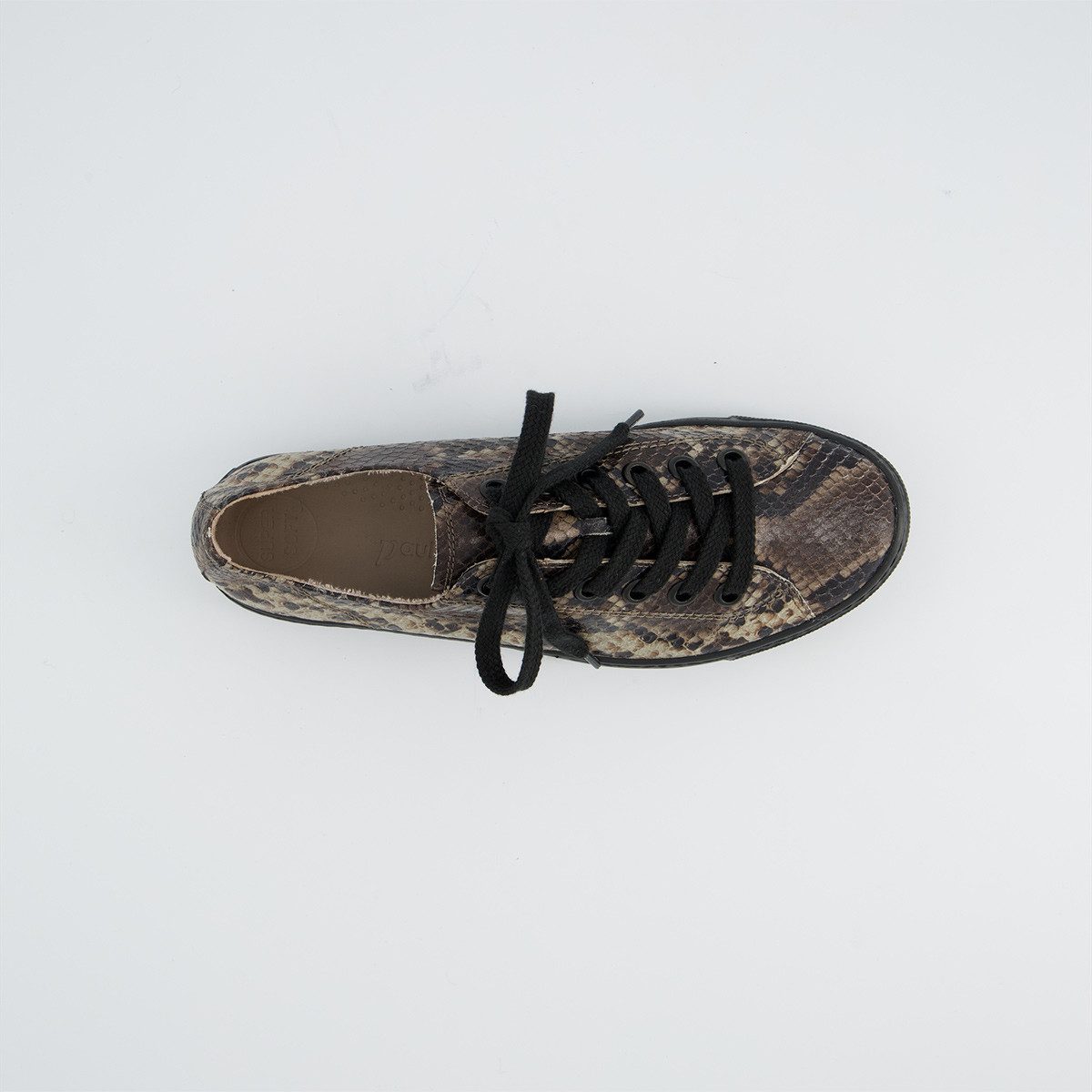 Paul Green Paul Green 4790-818, Sneaker, Schwarz, kombiniert/Reptil, Damen Sneaker
