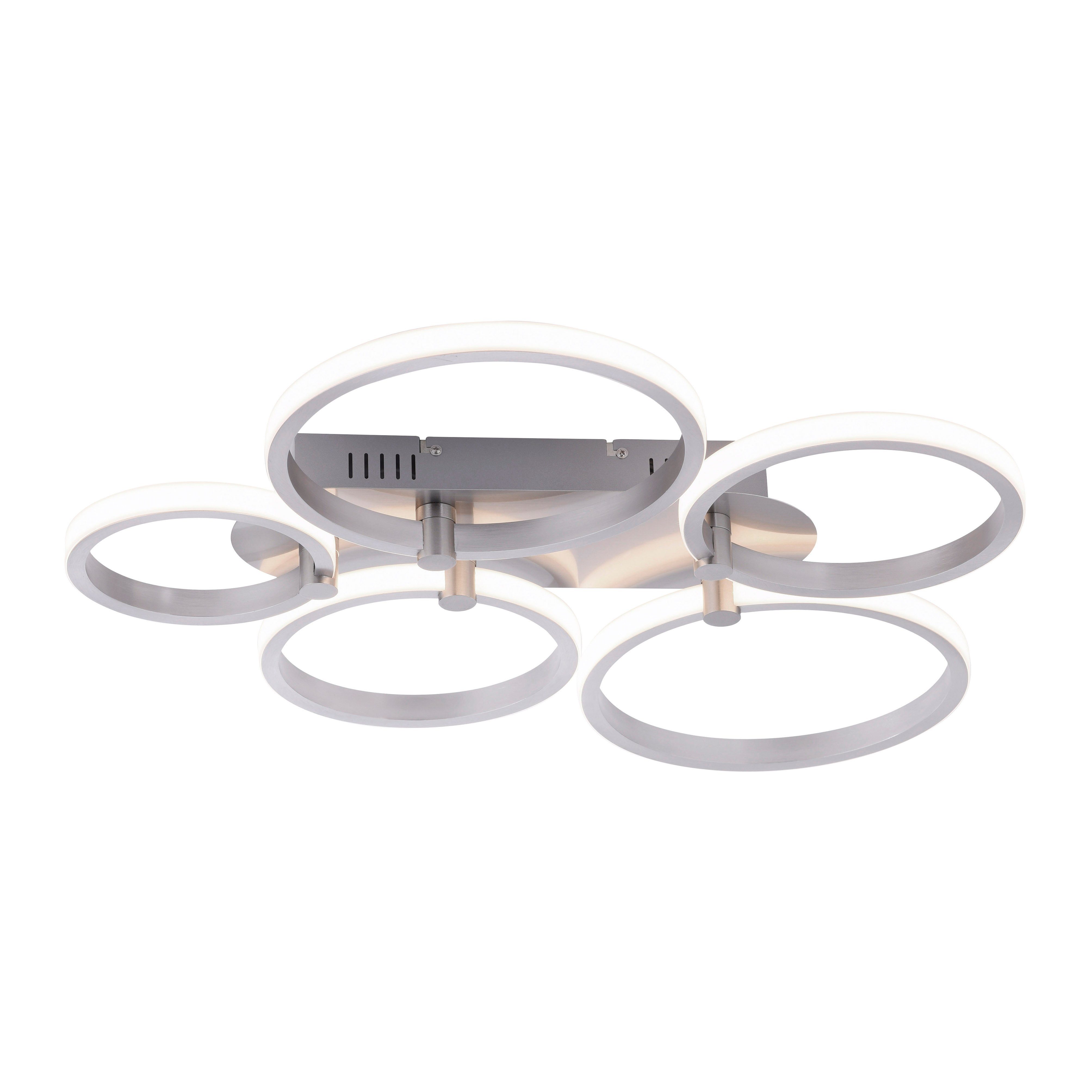 JUST LIGHT Deckenleuchte JOHANNA, LED fest integriert, Warmweiß, LED