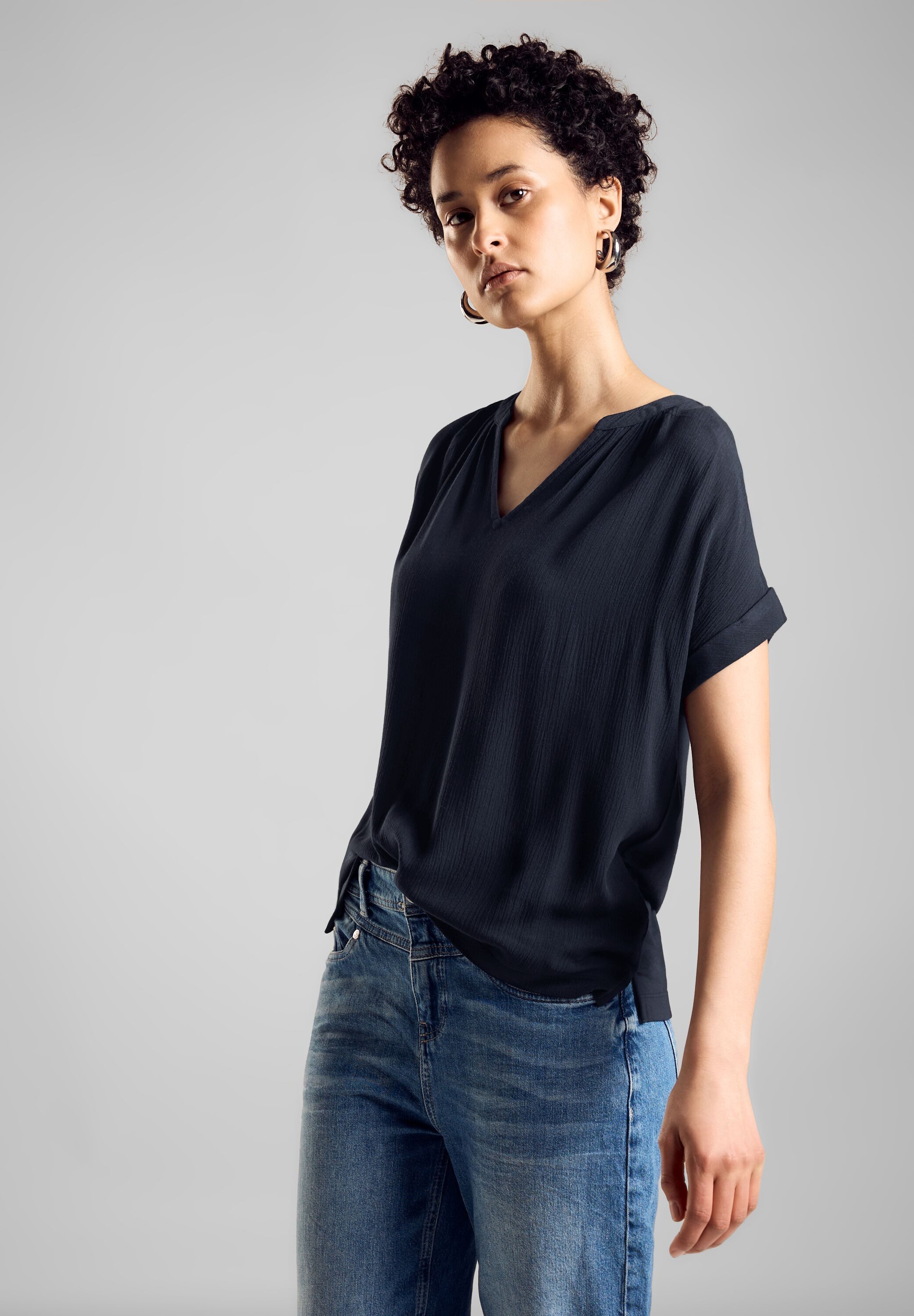 STREET ONE Blusenshirt in Blusen-Optik