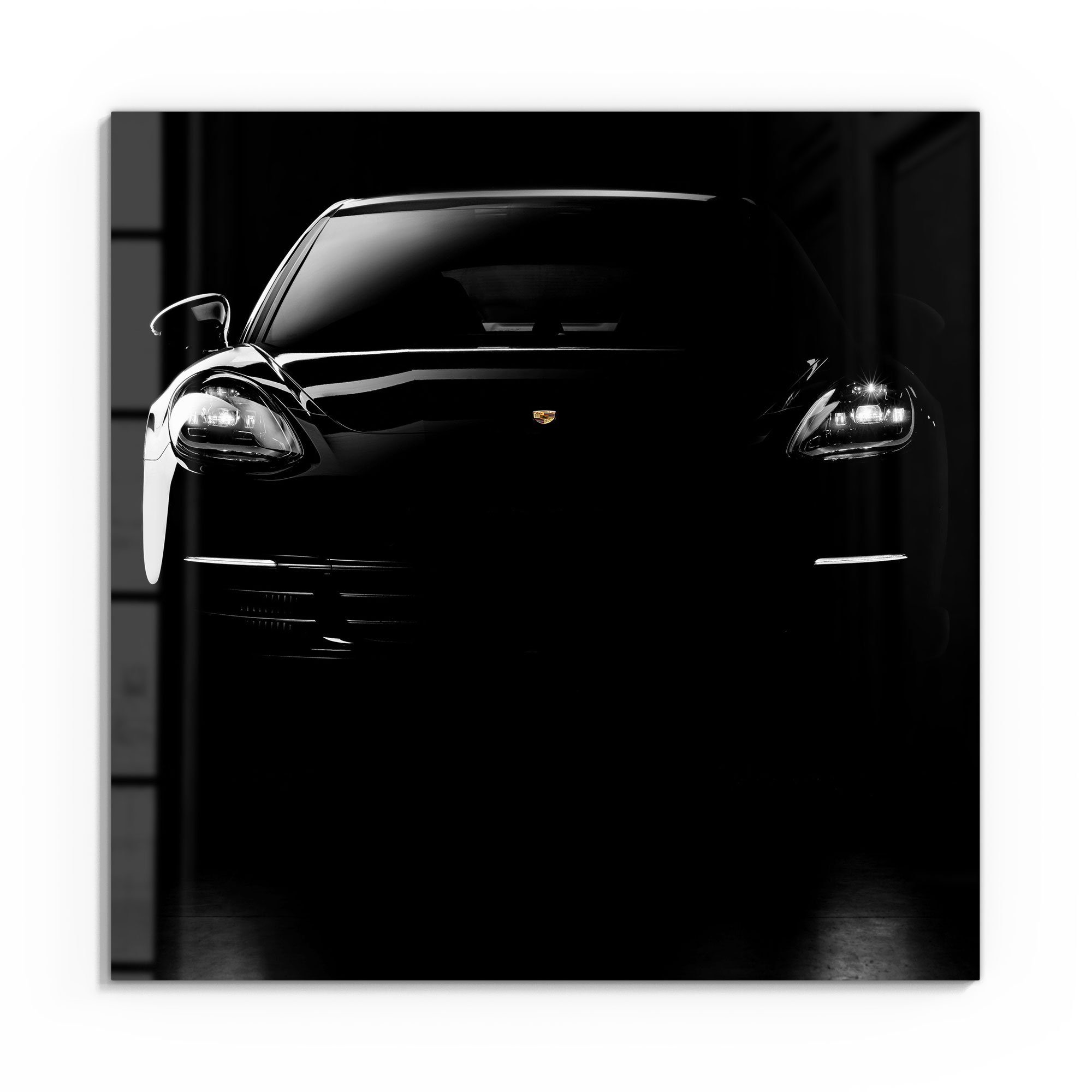 DEQORI Glasbild 'Porsche Panamera Front', 'Porsche günstig online kaufen