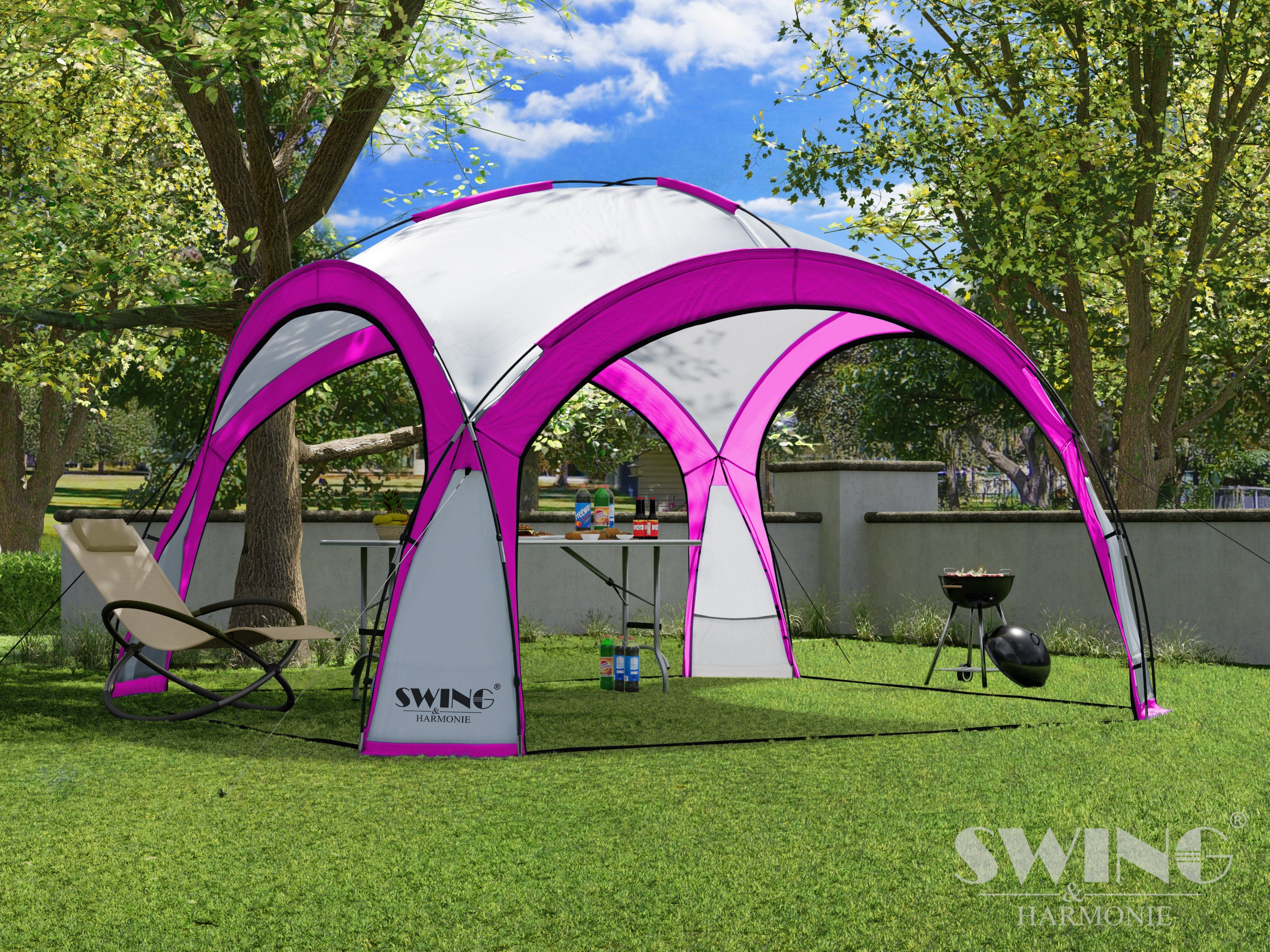 Swing&Harmonie Faltpavillon LED Event Pavillon XXL günstig online kaufen