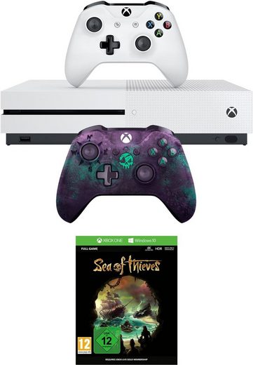 Xbox One S 1TB (Konsolen-Bundel, inkl. Sea of Thieves (DLC) + 2. Controller)