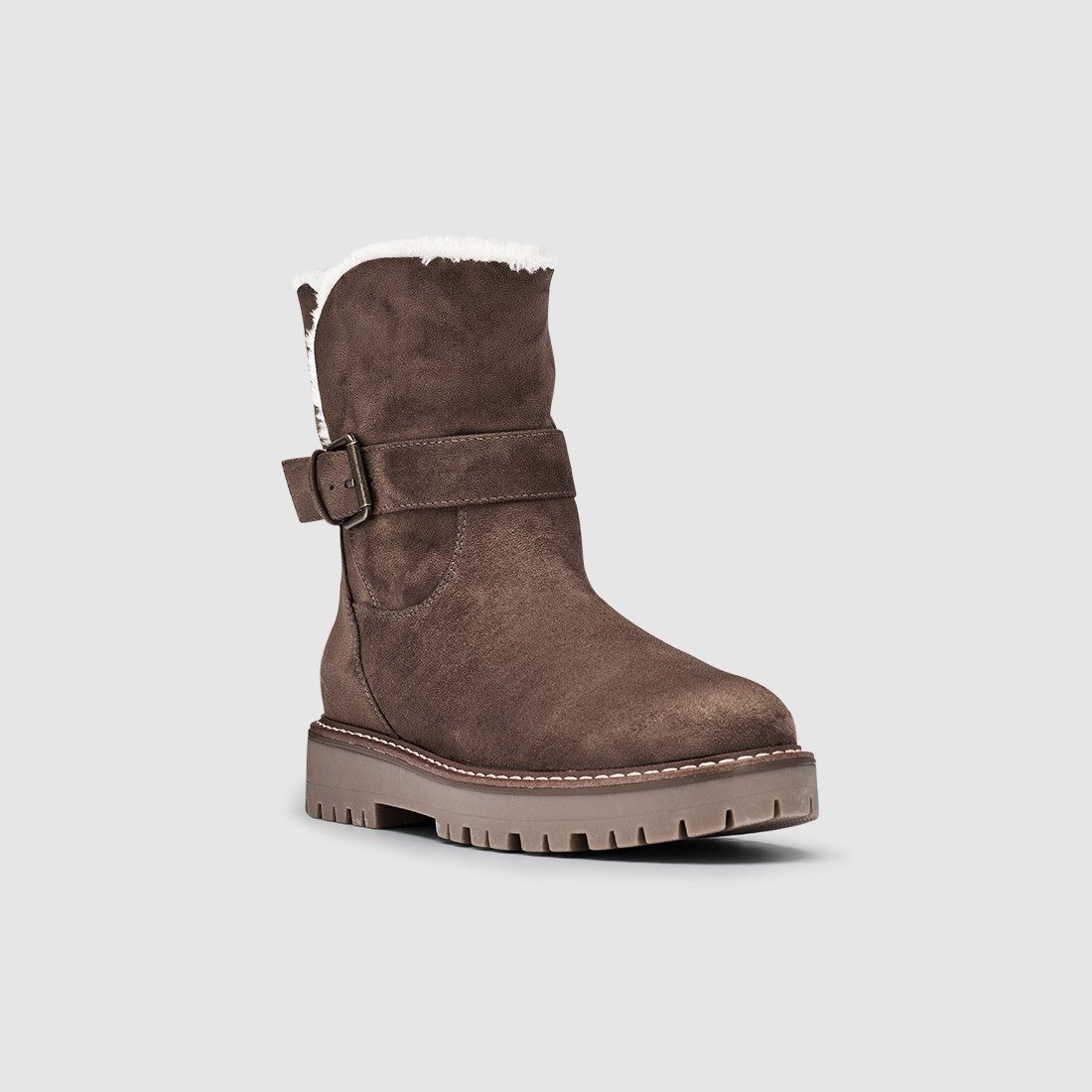 Esprit SAN REMO Winterstiefelette Winterboots, Stiefelette mit kuscheligem Warmfutter