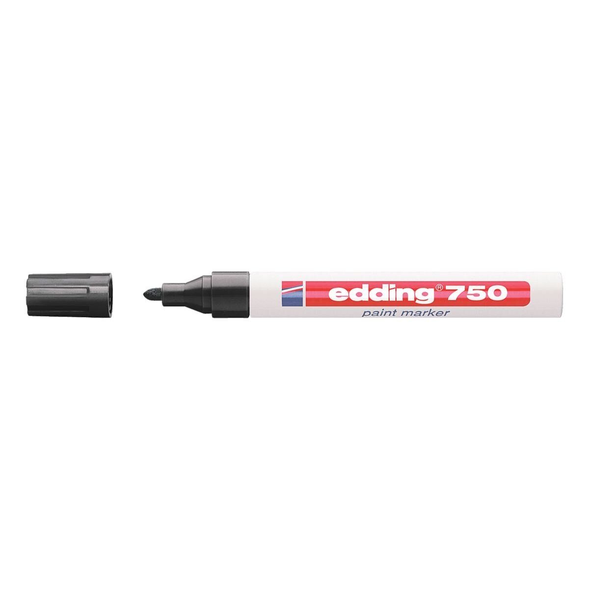 edding Лаковые маркеры 750, (1-tlg), Strichstärke 2-4 mm, wasserfest