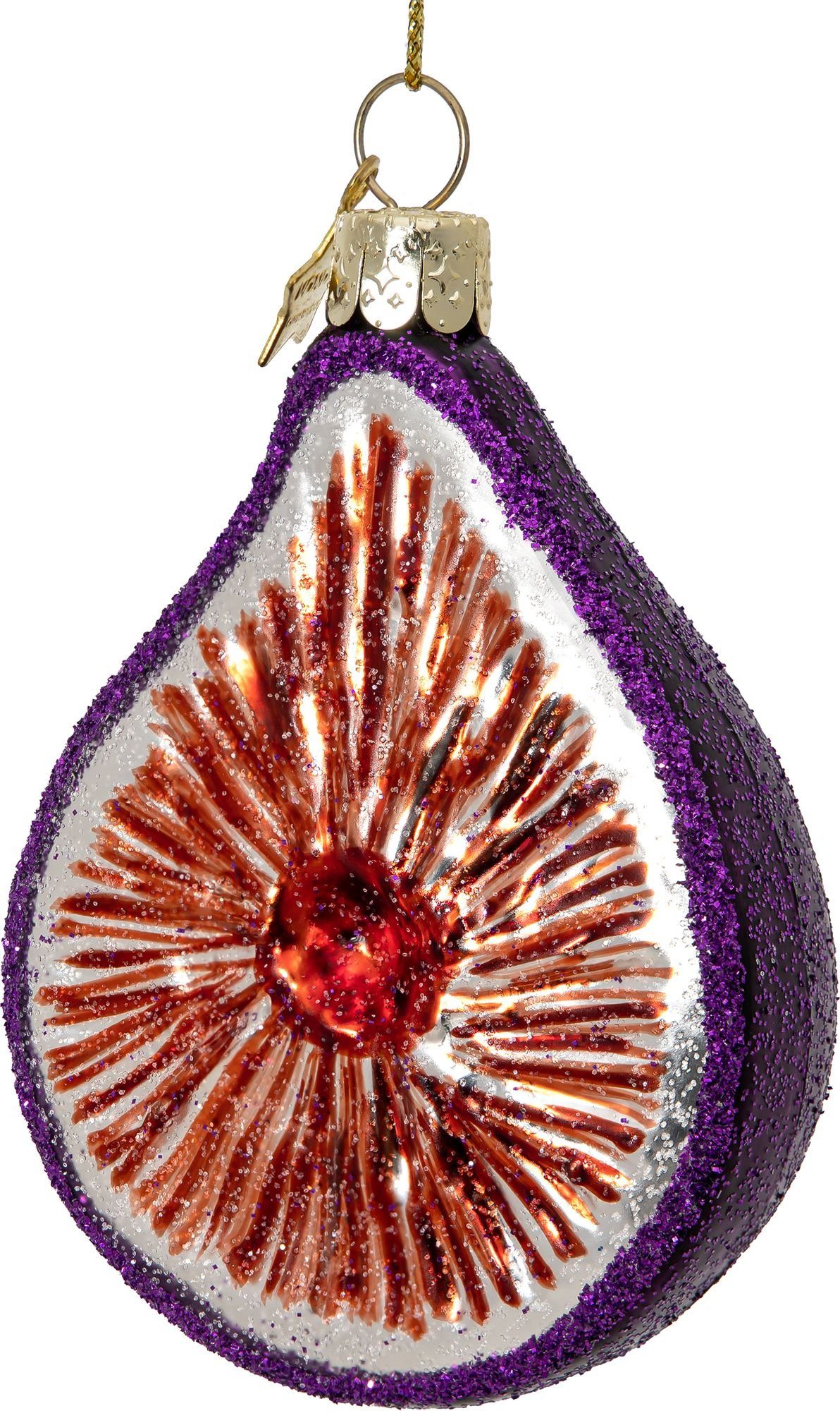 Christbaumschmuck BS542 Feige Glas Figur Weihnachtsbaum Anhänger