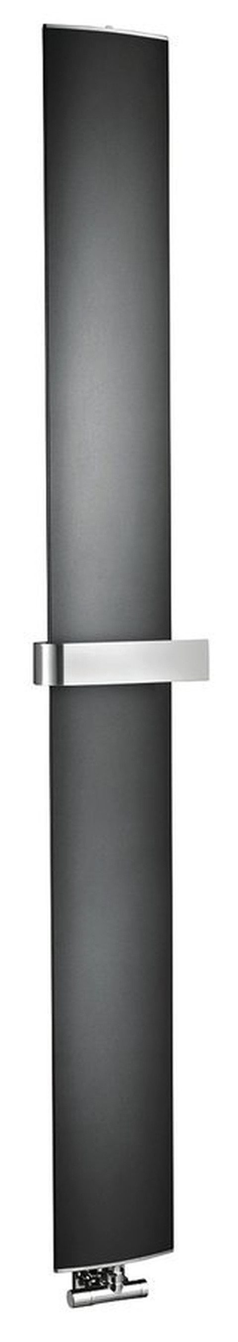 Ridea Badheizkörper OTHELLO MONO SLIM Badheizkörper Aluminium 300x1890mm, Schwarz matt, Ridea-2301189030SN