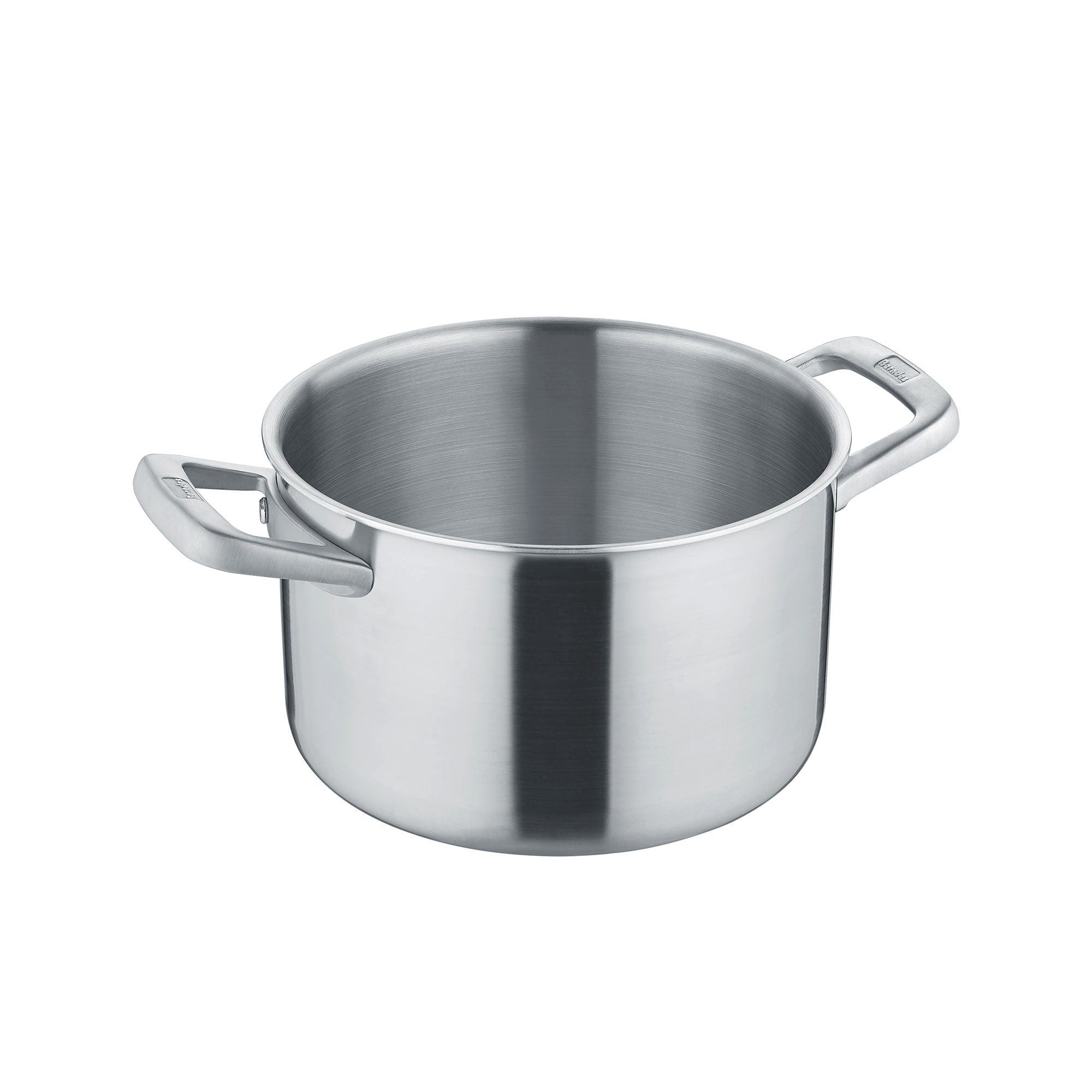 Berndes Kochtopf mit Glasdeckel 24cm, poliert - Tricion Resist, 3-Schicht-Material