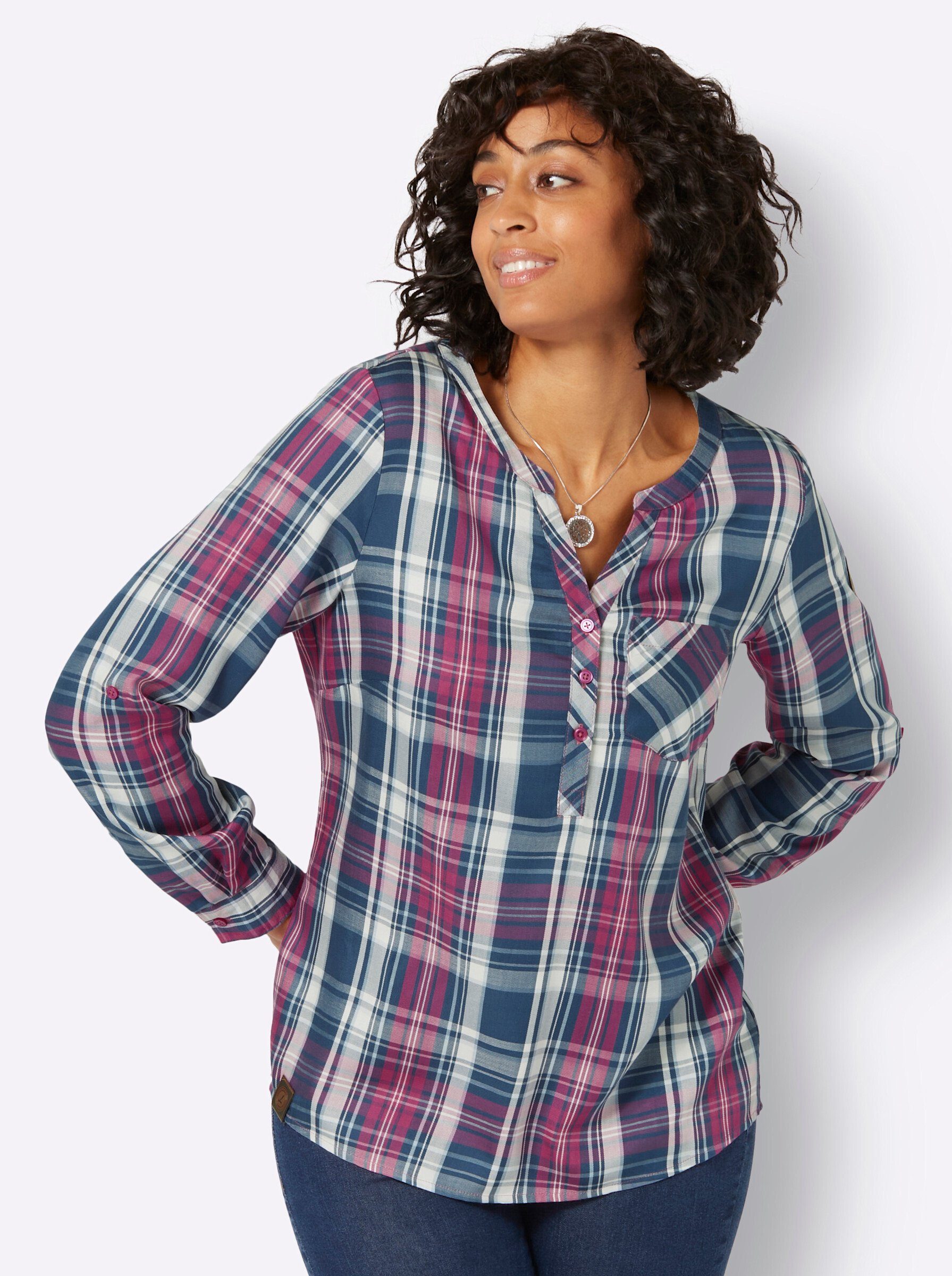 Witt Klassische Bluse Karobluse . günstig online kaufen