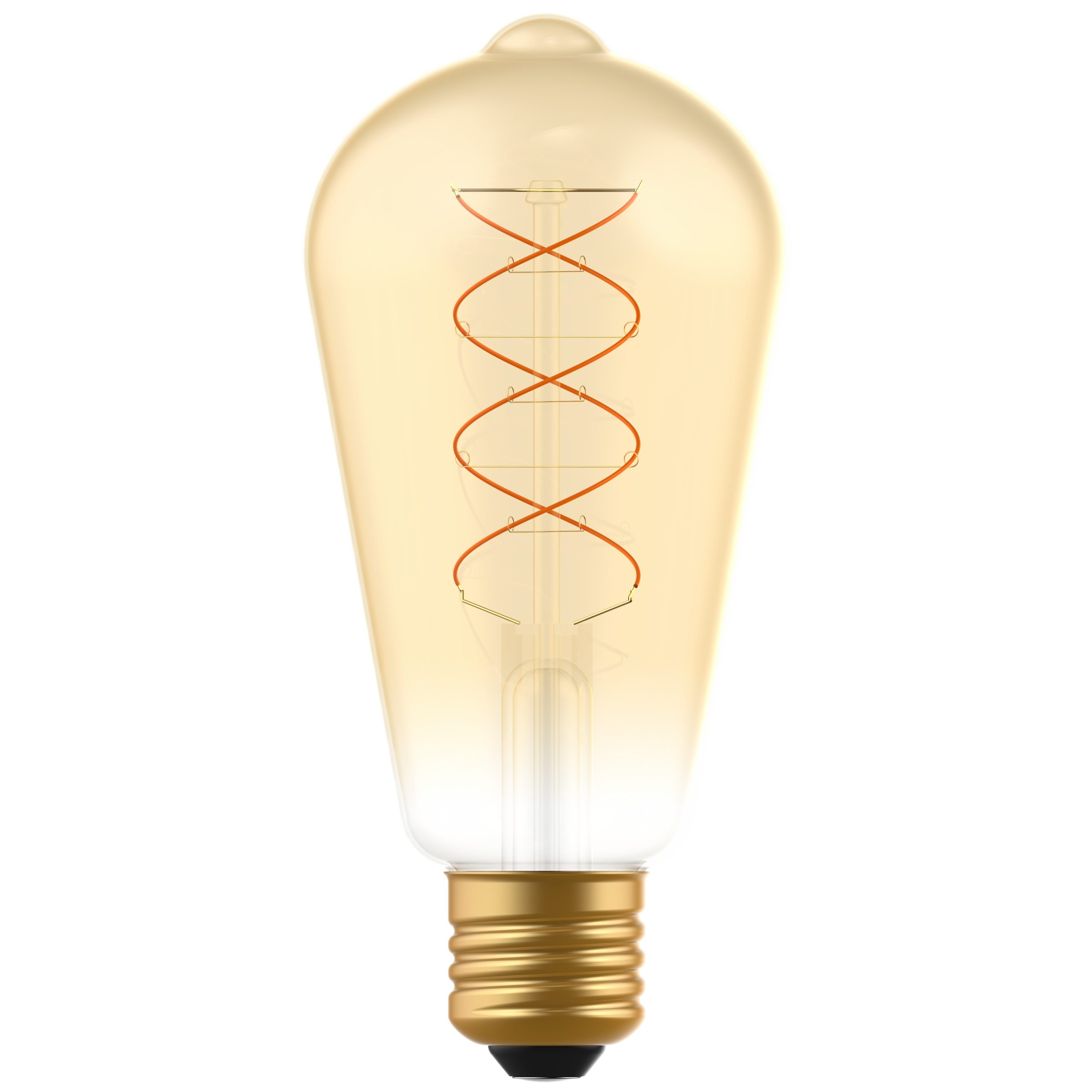 0620194 LED's dimmbar E27, E27 Gold extra-warmweiß Edison, 5W LED ST64 LED-Leuchtmittel light