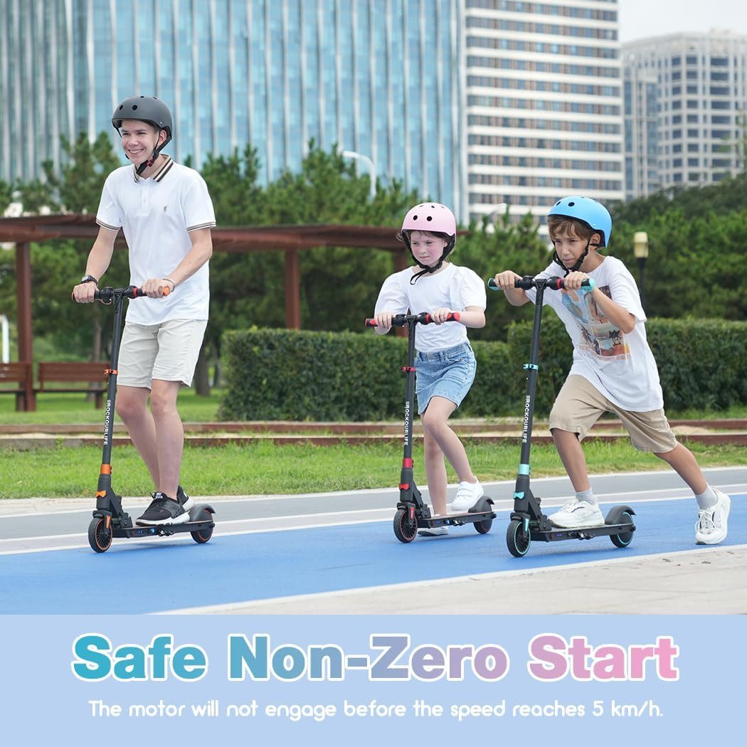 Athlix E-Scooter Elektroroller für Kinder ab 6 Jahren, 20km/h R15 E-Scooter, 20km/h schnell, 12–16 km Reichweite, für 115–165 cm Körpergröße – Bild 5 von 5
