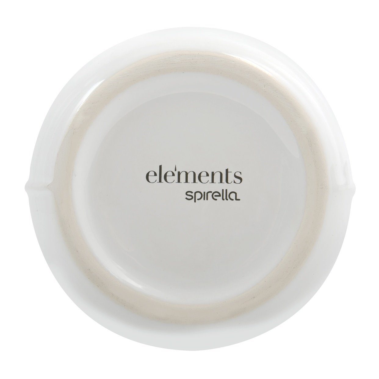 Edelstahl, Premium Portugal, Made Elements, SENSE, - Hochwertige individuelle in weiß Keramik spirella® WC-Garnitur Ästhetik, WC-Garnitur spirella Elements