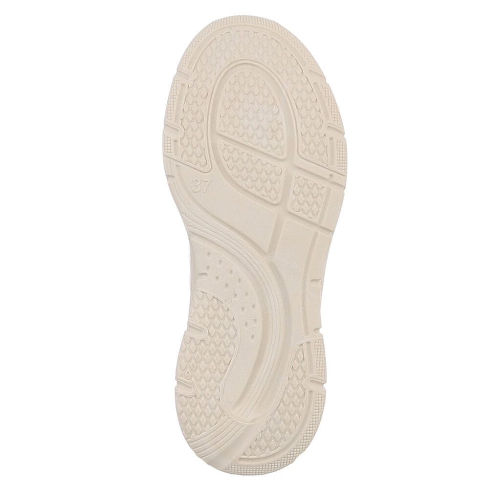 Ital-Design Damen Low-Top Freizeit Slipper (88851299) Keilabsatz/Wedge Sneakers Low in Beige
