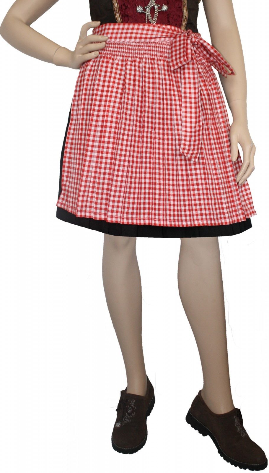 German Wear Dirndlschürze GW1603-1 Rot, Dirndlschürze günstig online kaufen