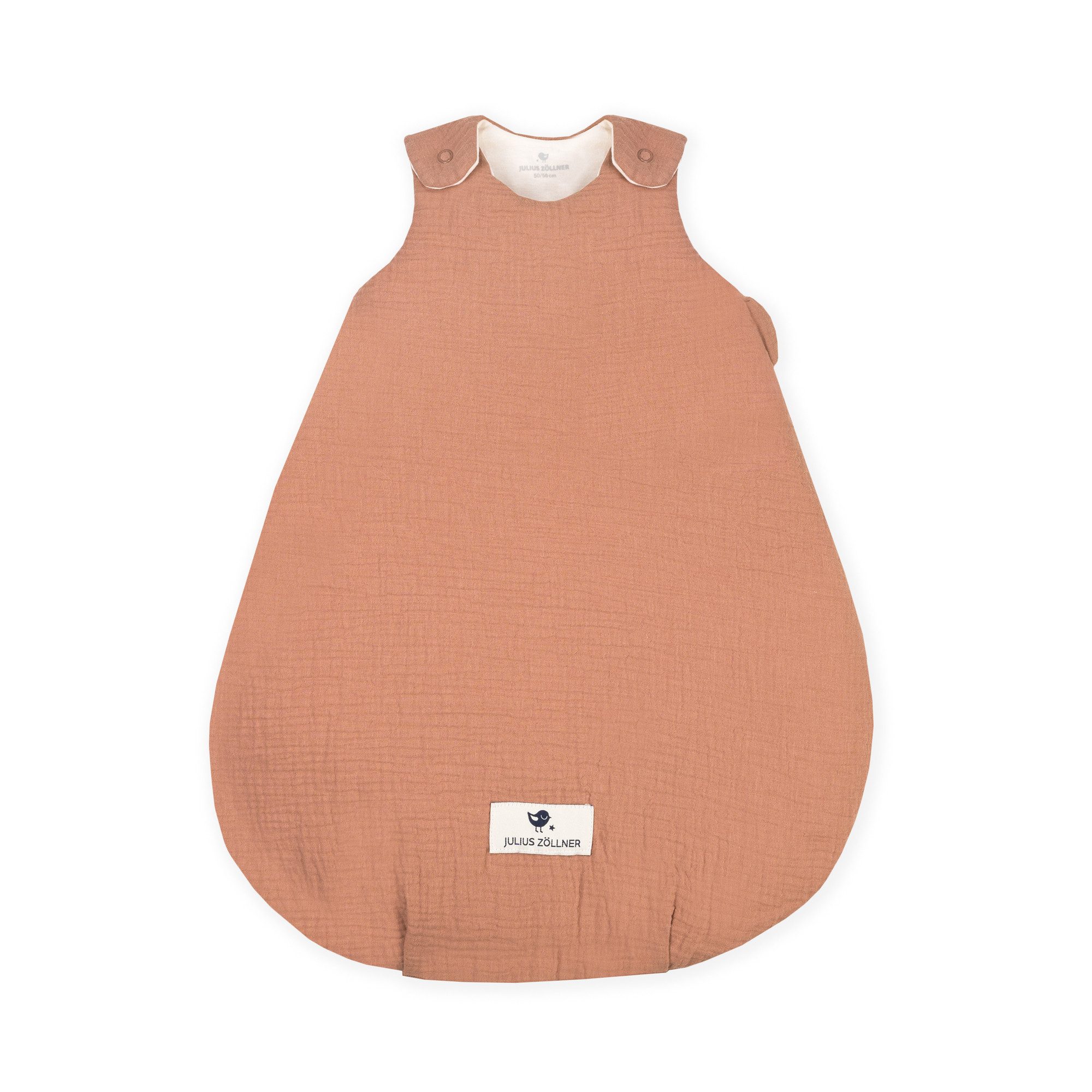 Julius Zöllner Babyschlafsack Musselin, umlaufender seitlicher Reißverschluss