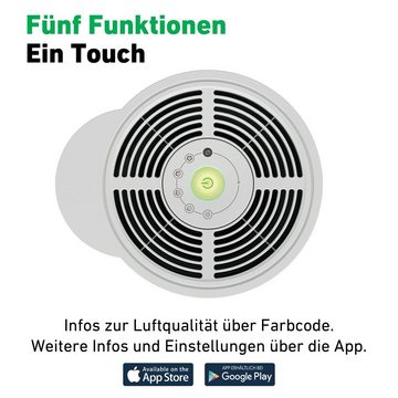 IDEAL Luftreiniger AP30 PRO, für 30 m² Räume, Made in Germany, HEPA-/Aktivkohlefilter, 99,99% Filterleistung