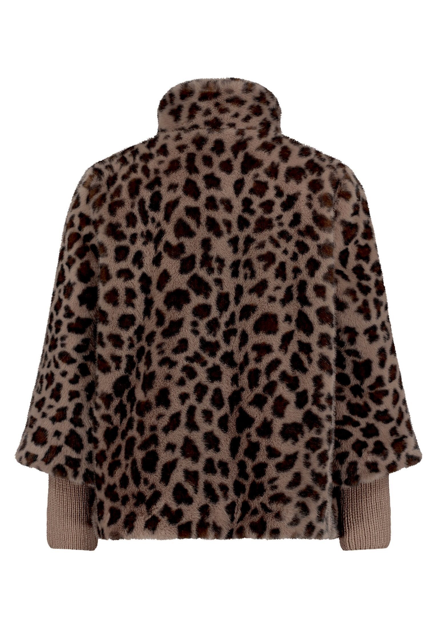 Betty Barclay Plüschjacke Damen mit Stehkragen
