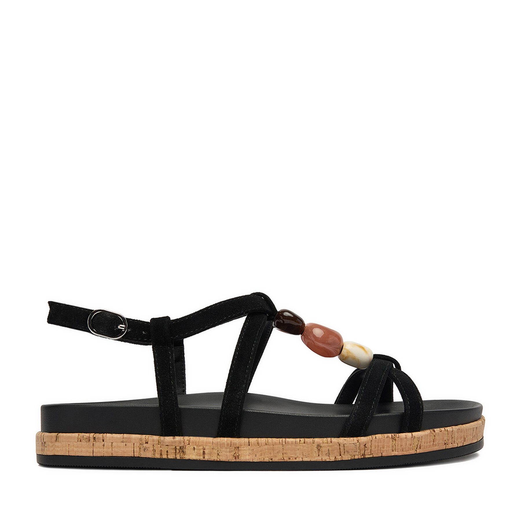 Jenny Damen-Sandalen Schwarz Sandale