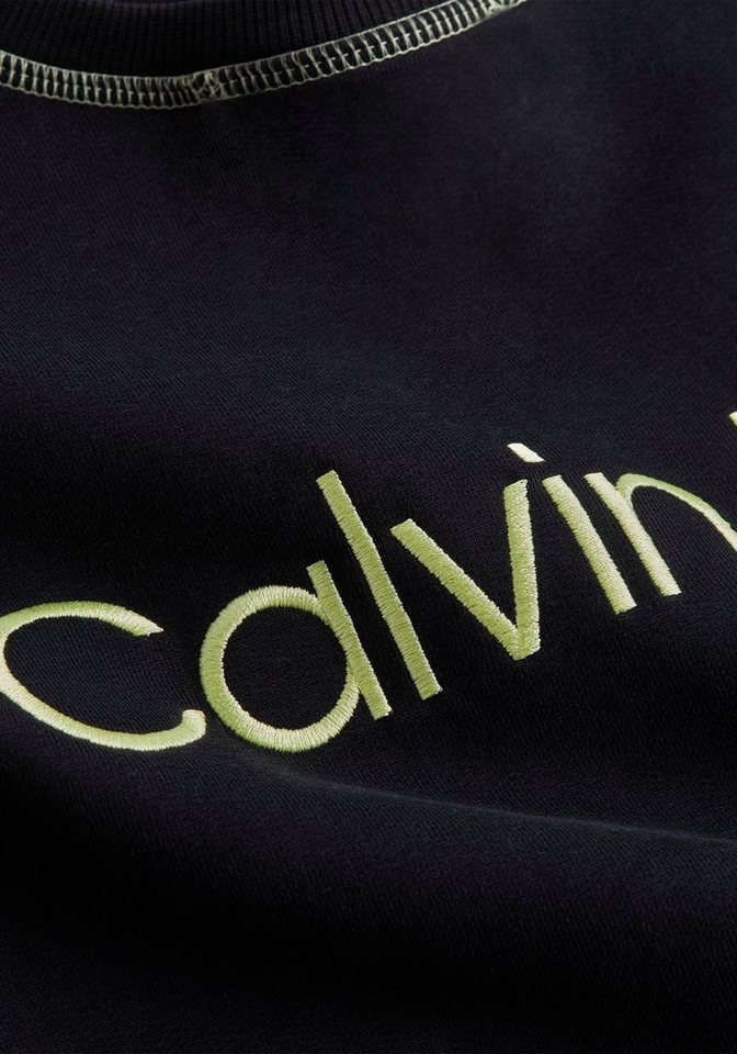 L/S Underwear Calvin Sweatshirt SWEATSHIRT Klein Logostickerei mit