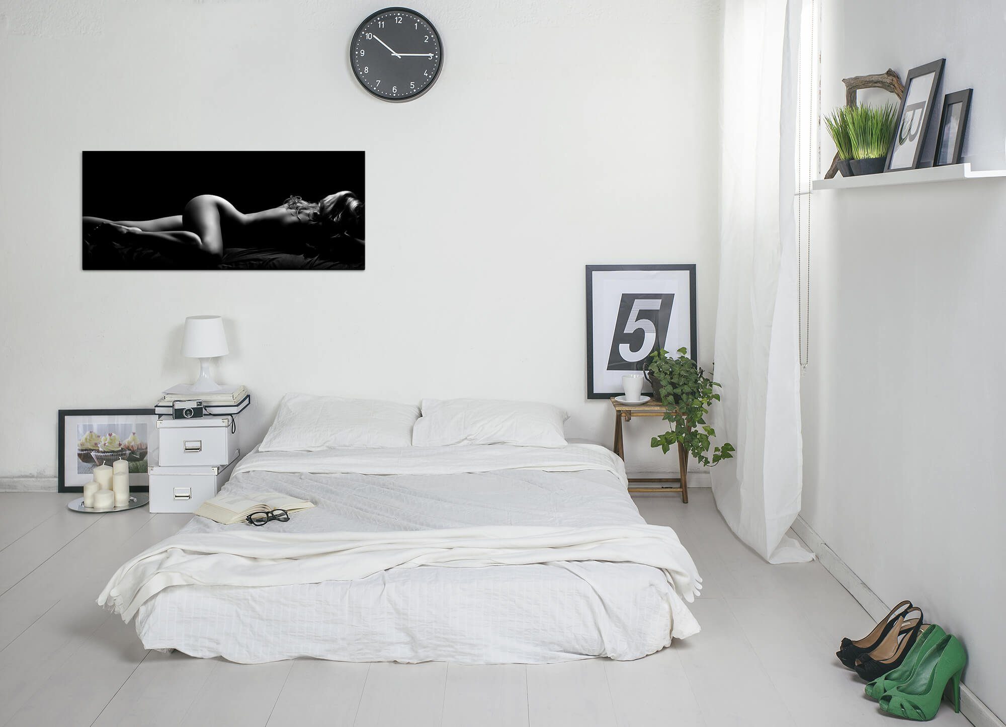 Sinus Art Leinwandbild Nackte Frau im günstig online kaufen