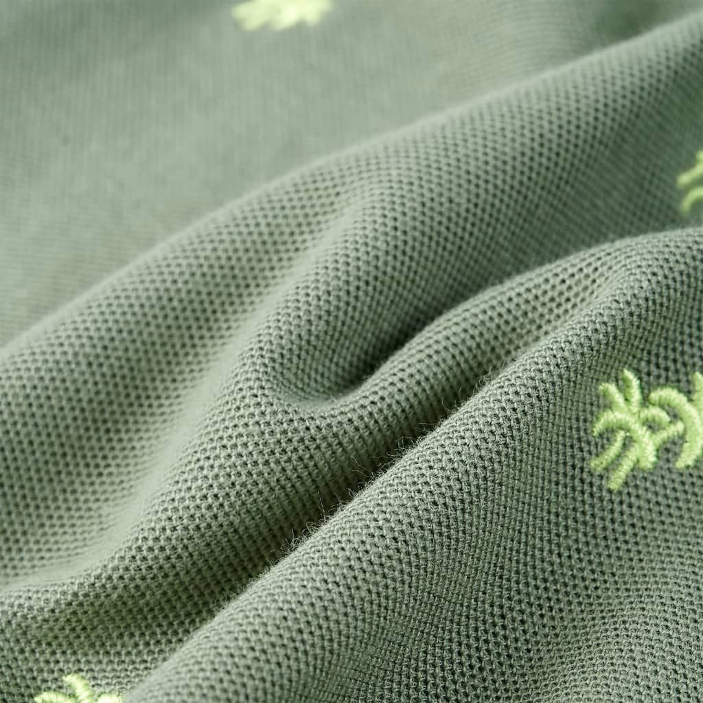 vidaXL Poloshirt Kinder-Poloshirt Khaki 92